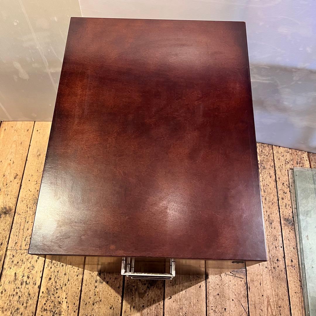 収納シェルフ（サイドワゴン）デスクワゴン　木製　キャスター付き