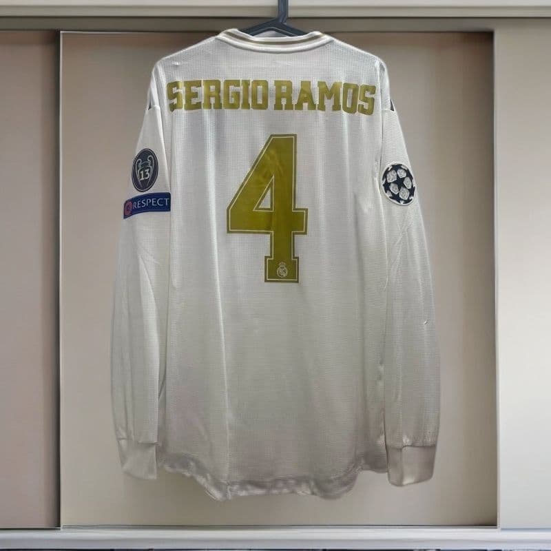 19-20 リアル・マドリード セリオ・ラモス 長袖 シャツ 4番