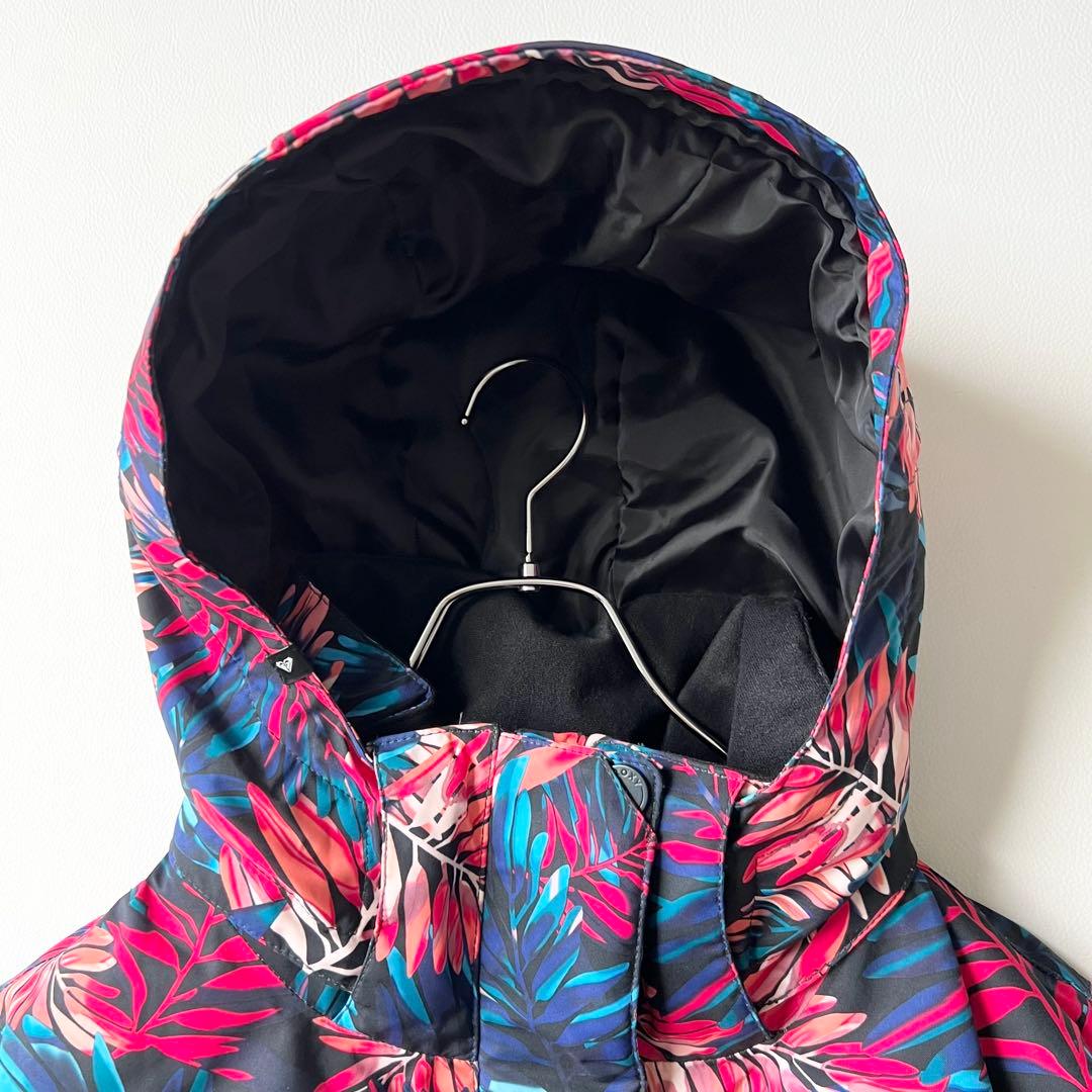 3250【美品】ROXY ジャケット 袖切替デザイン トロピカル　レディース