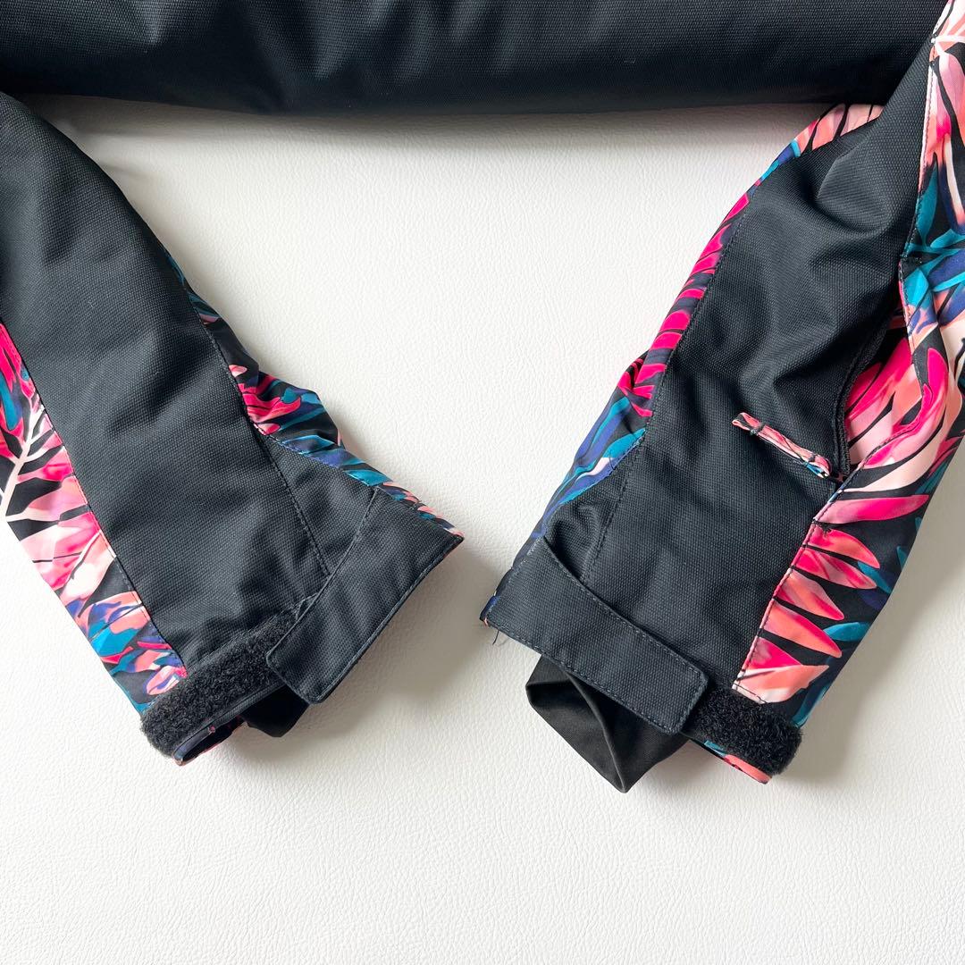 3250【美品】ROXY ジャケット 袖切替デザイン トロピカル　レディース