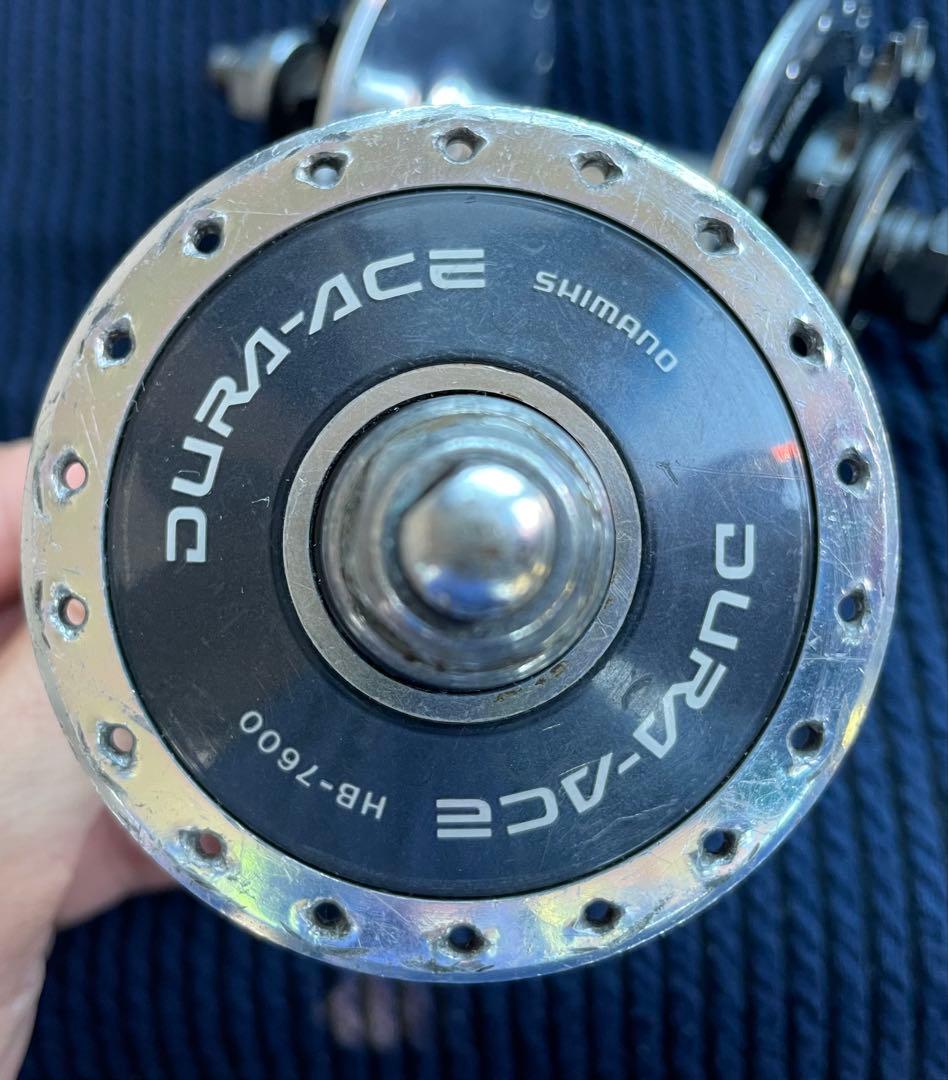 NJS SHIMANO DURAACE ハブ　36H 120mm競輪　ピスト