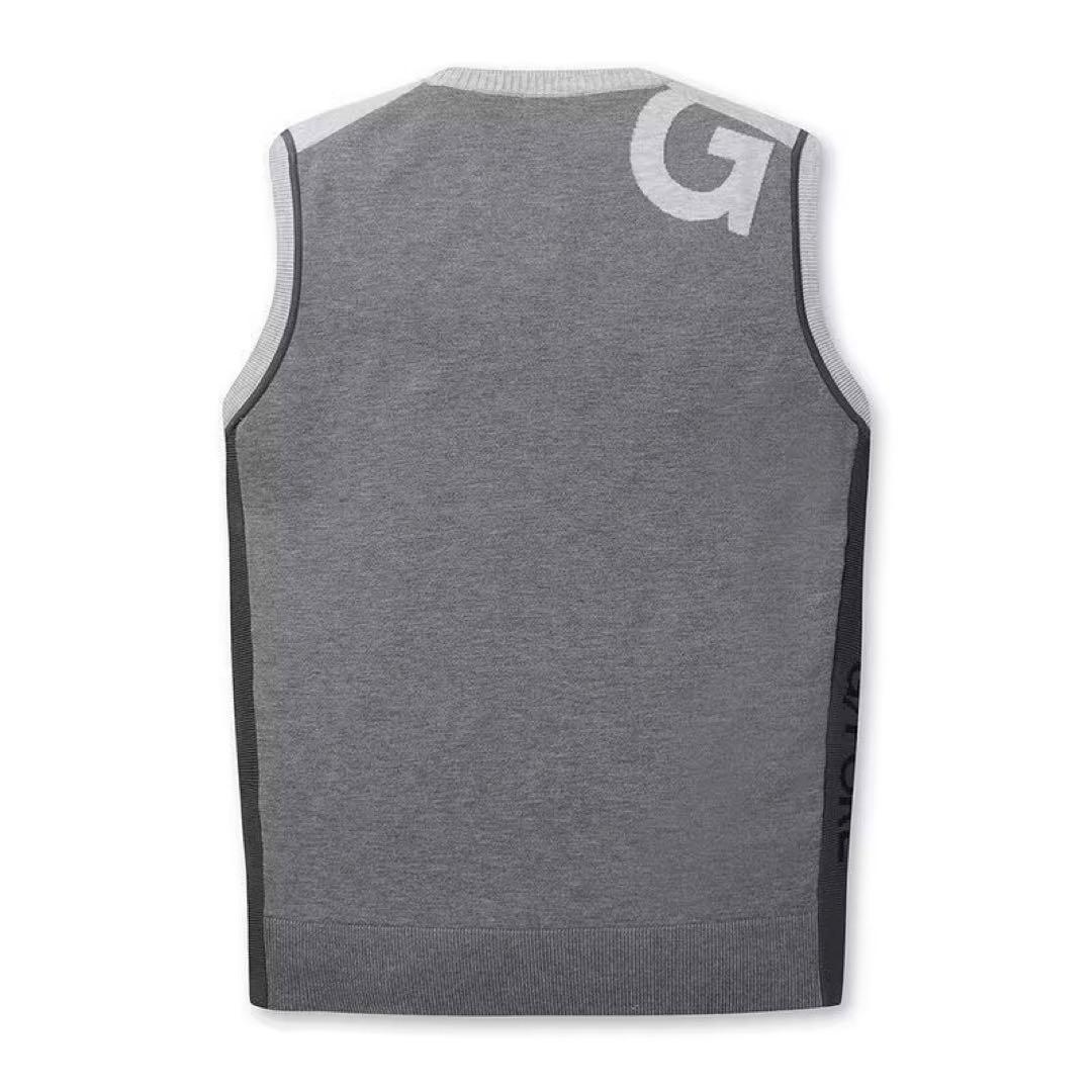 ジーフォア ゴルフウェア レディース ベスト G/FOREグレー春秋冬