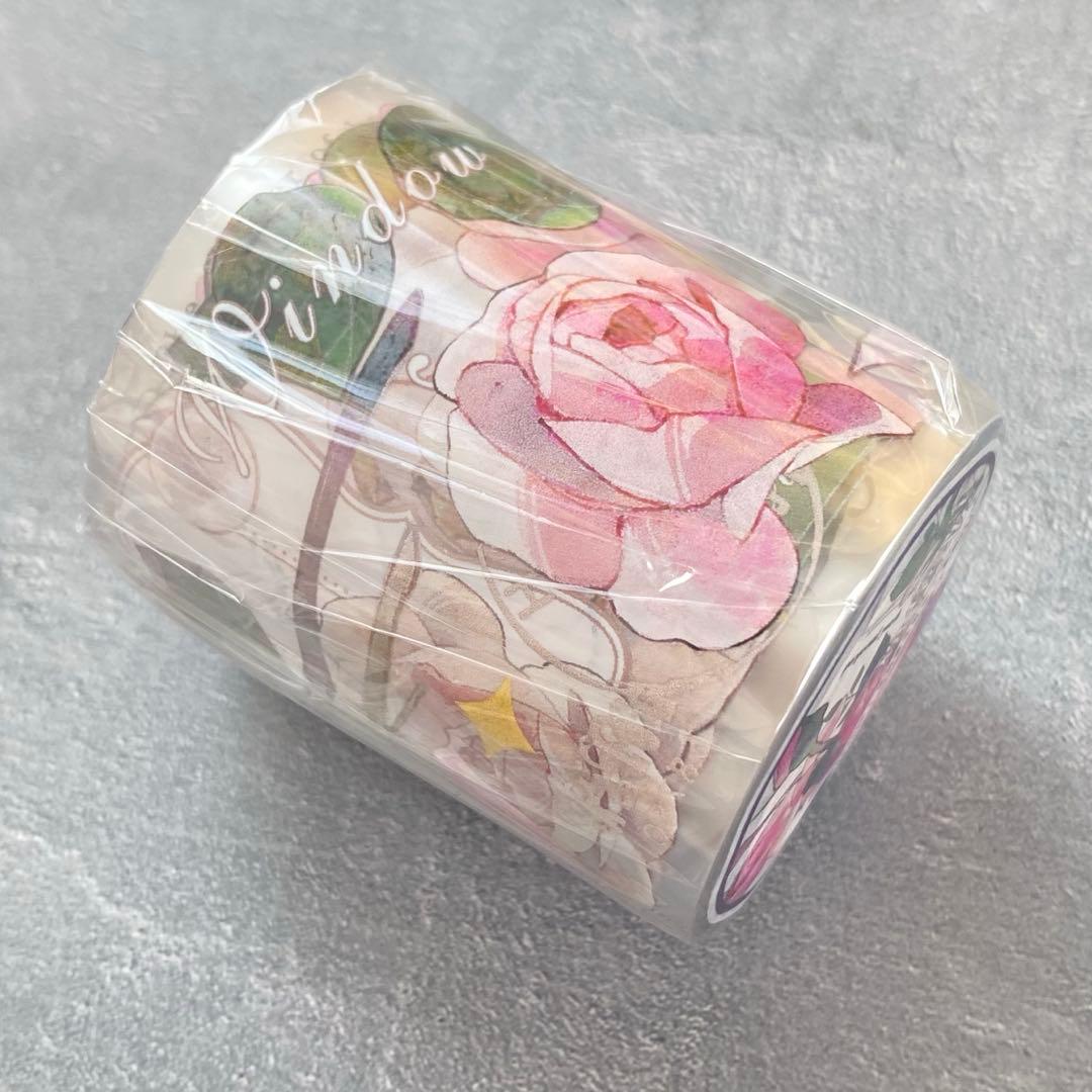 百仓家手帐《粉黛妆》海外マスキングテープ　マステ 【1456】