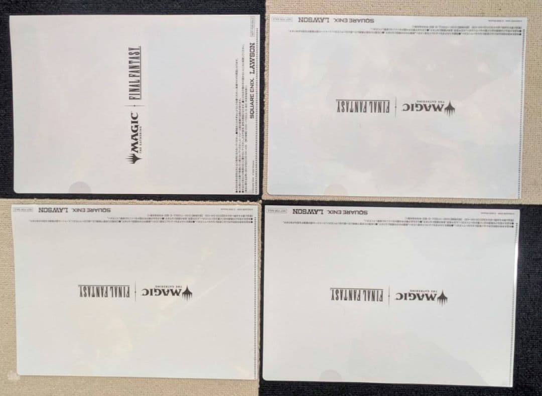 《新品》ローソン限定セット★アクスタ×ファイル付　 MTG×FF　シュリンク付き