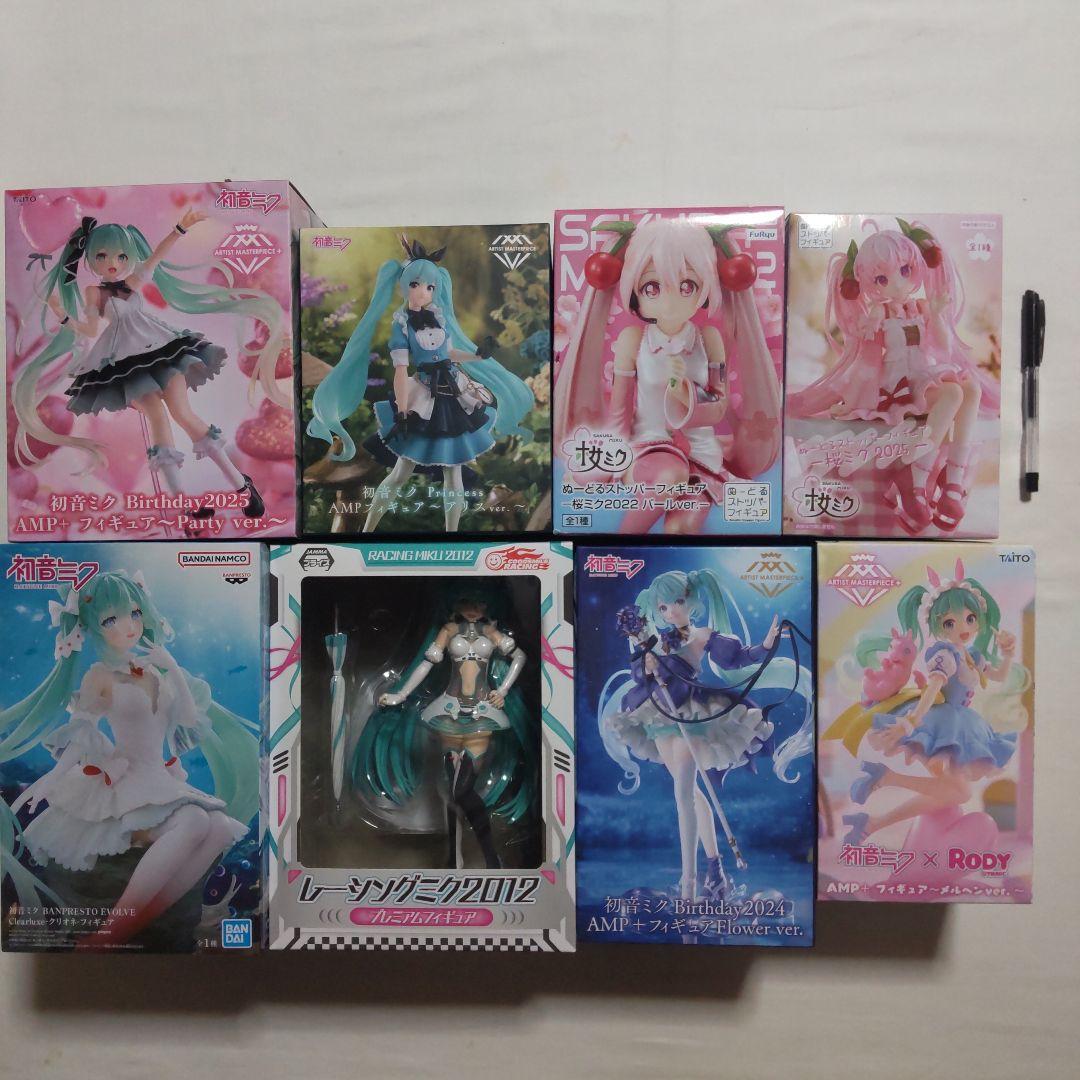初音ミク タイトー セガ バンプレスト フリュー プライズ景品 フィギュア 8体