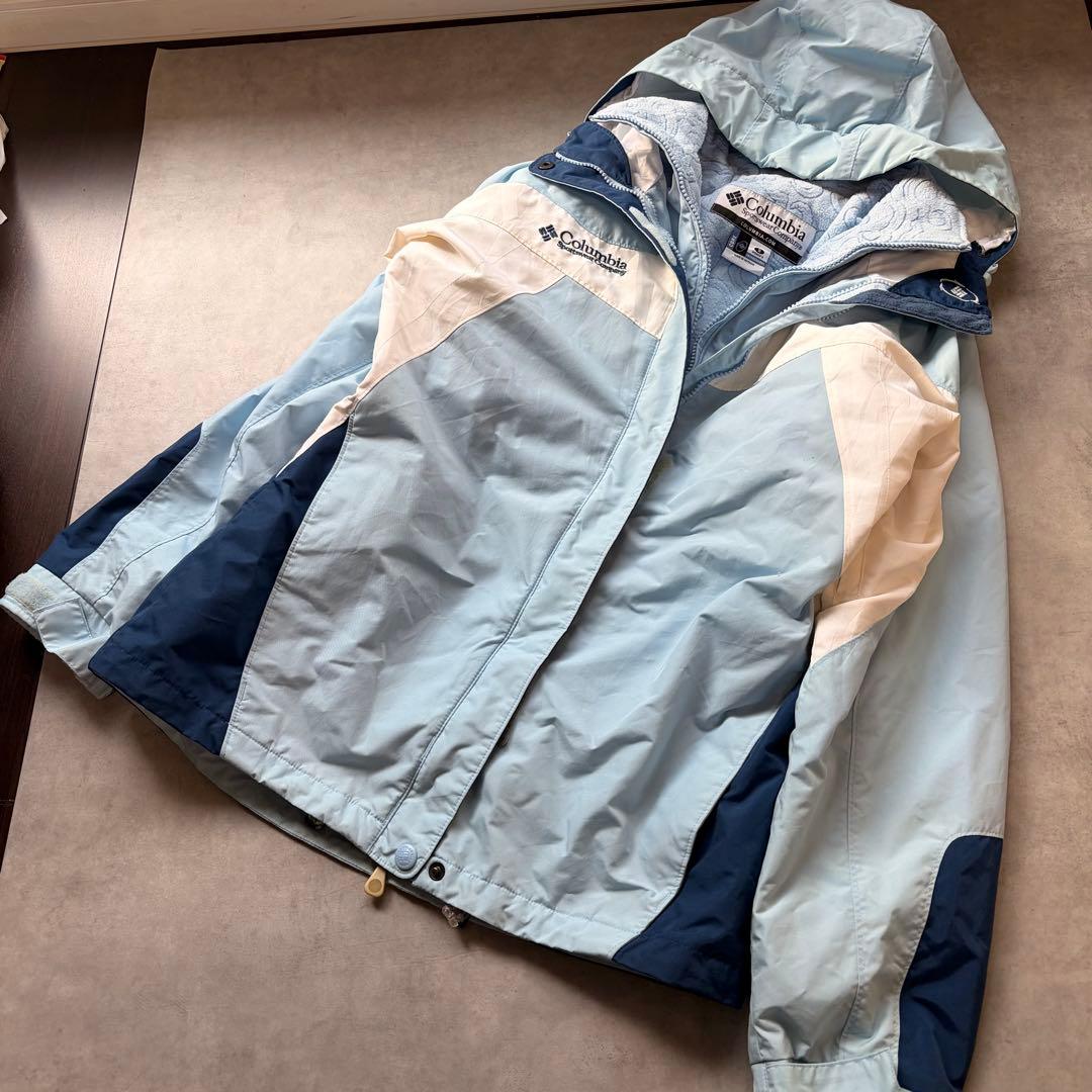 美品コロンビア×デサント3wayインターチェンジジャンパー・デサントパンツ M