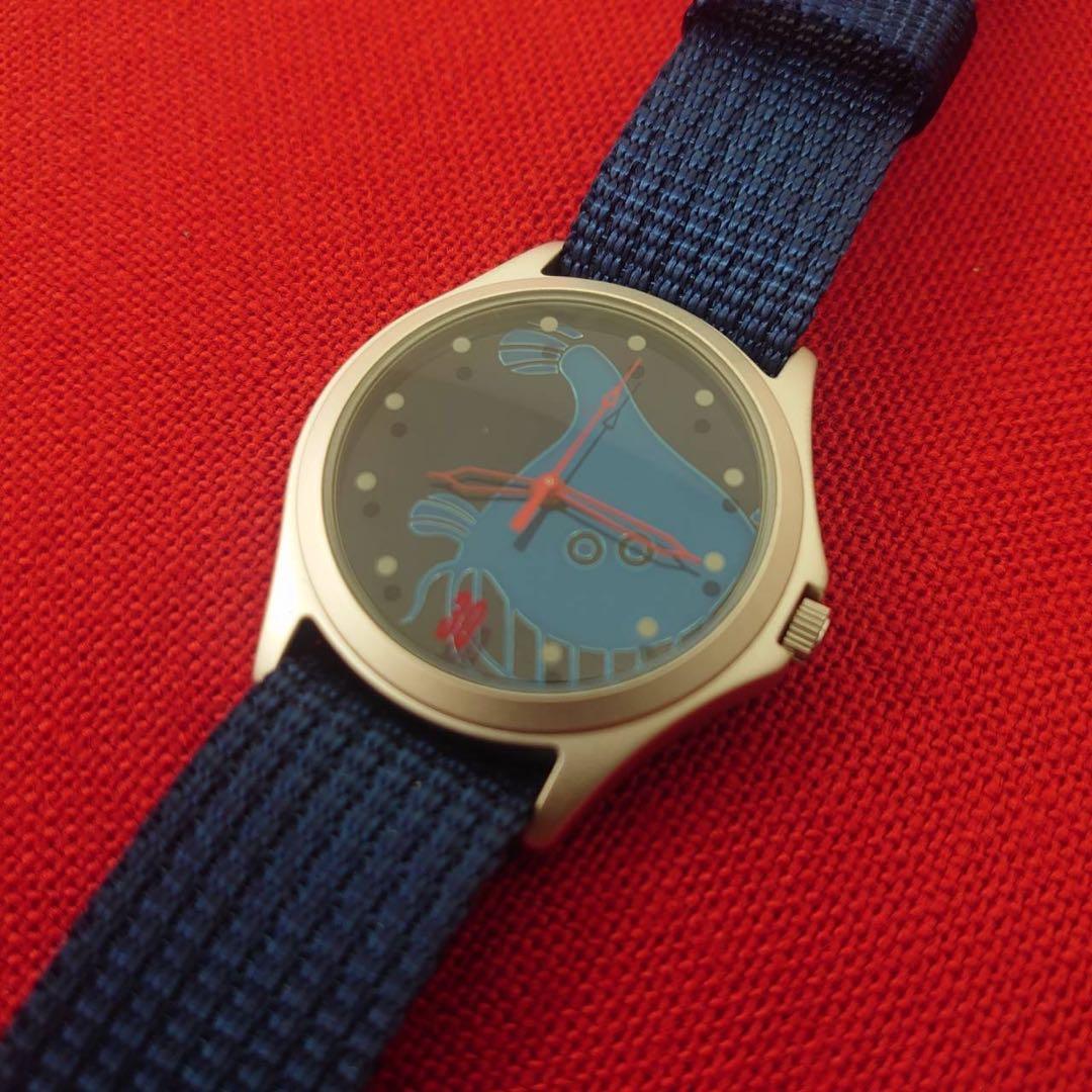 ビッグコミック 腕時計 なまず吾郎 クォーツ レア ヴィンテージ 昭和レトロ