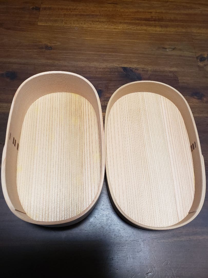 柴田慶信商店 白木 小判弁当箱中 慶信作