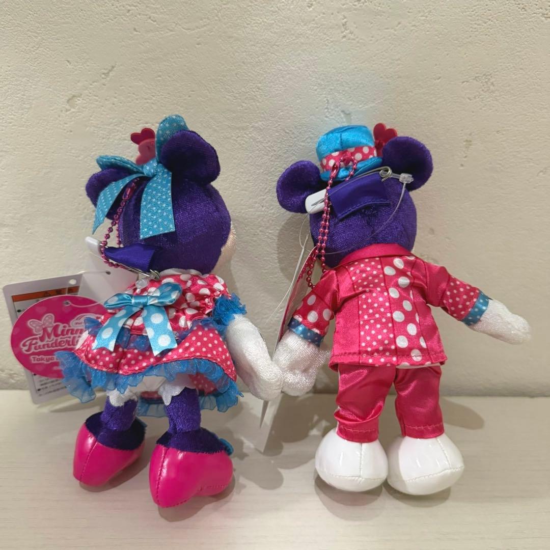 ミッキー　ミニー ぬいぐるみバッジ　セット　ぬいば　パルパル　ファンダーランド