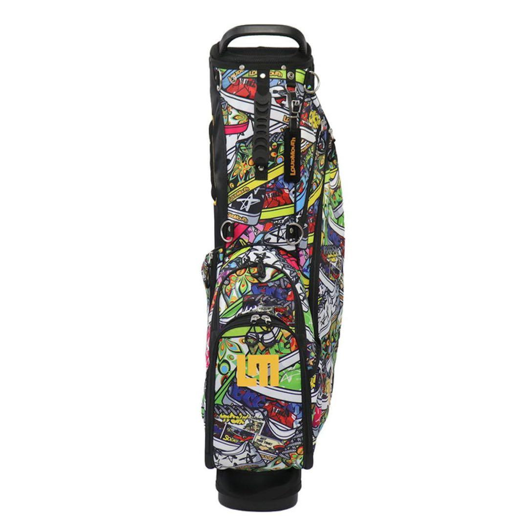 【新品】ラウドマウス キャディバッグ 8.5型 （400）ラウドスニーカーズ