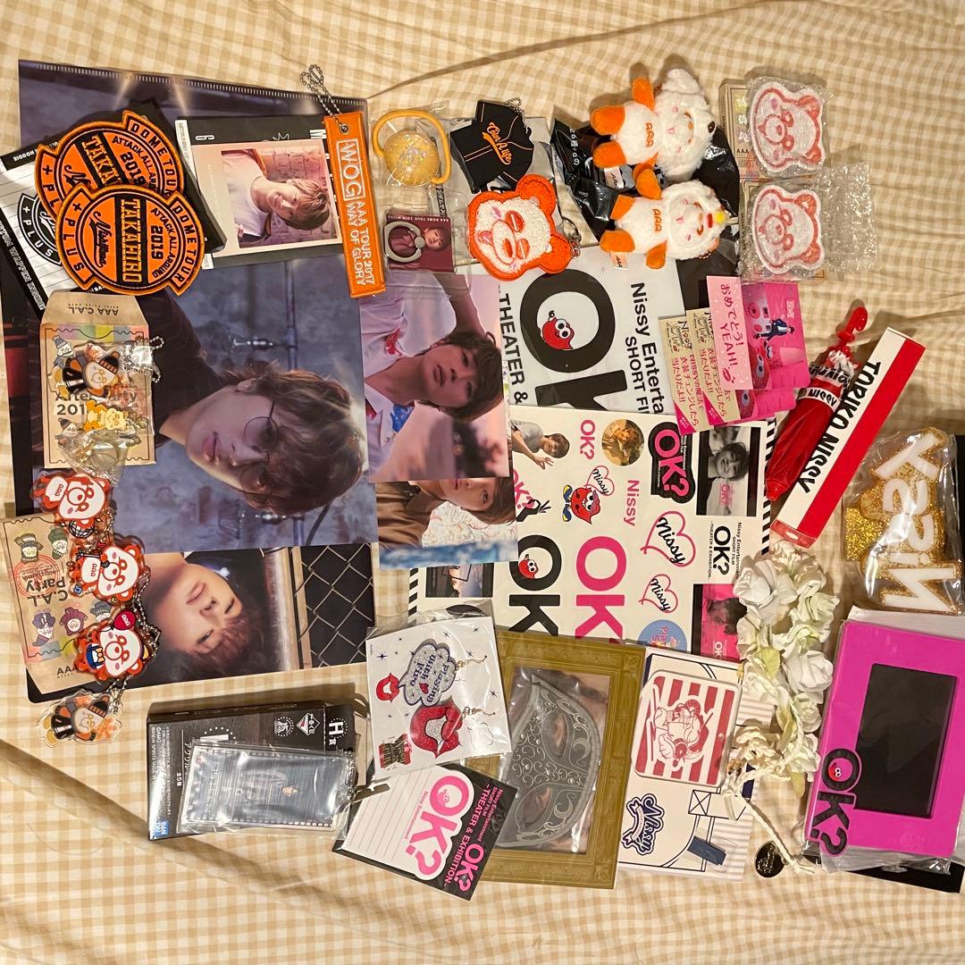 Nissyソログッズ、AAA西島隆弘グッズ