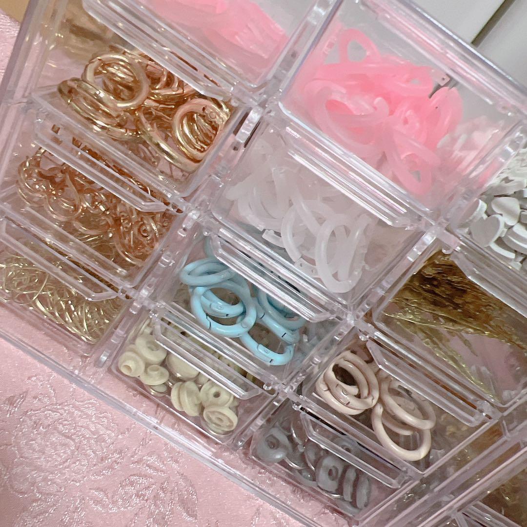 紙モノ コラージュ素材 ひねり金具 デザペ ステッカー コーナー金具 まとめ売り