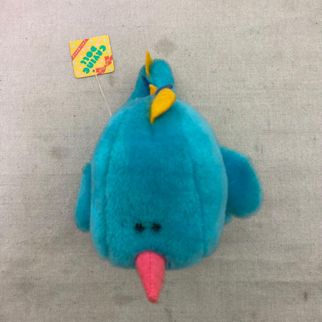 【激レア★タグ付き】サンリオ　SANRIO　恐竜　ぬいぐるみ　1984年製　希少