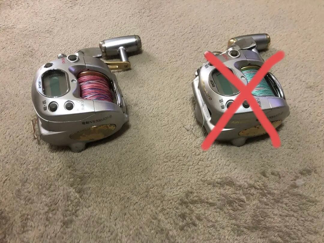リョービ アドベンチャー 電動リールVS500AT-S 2台＋純正電源コード