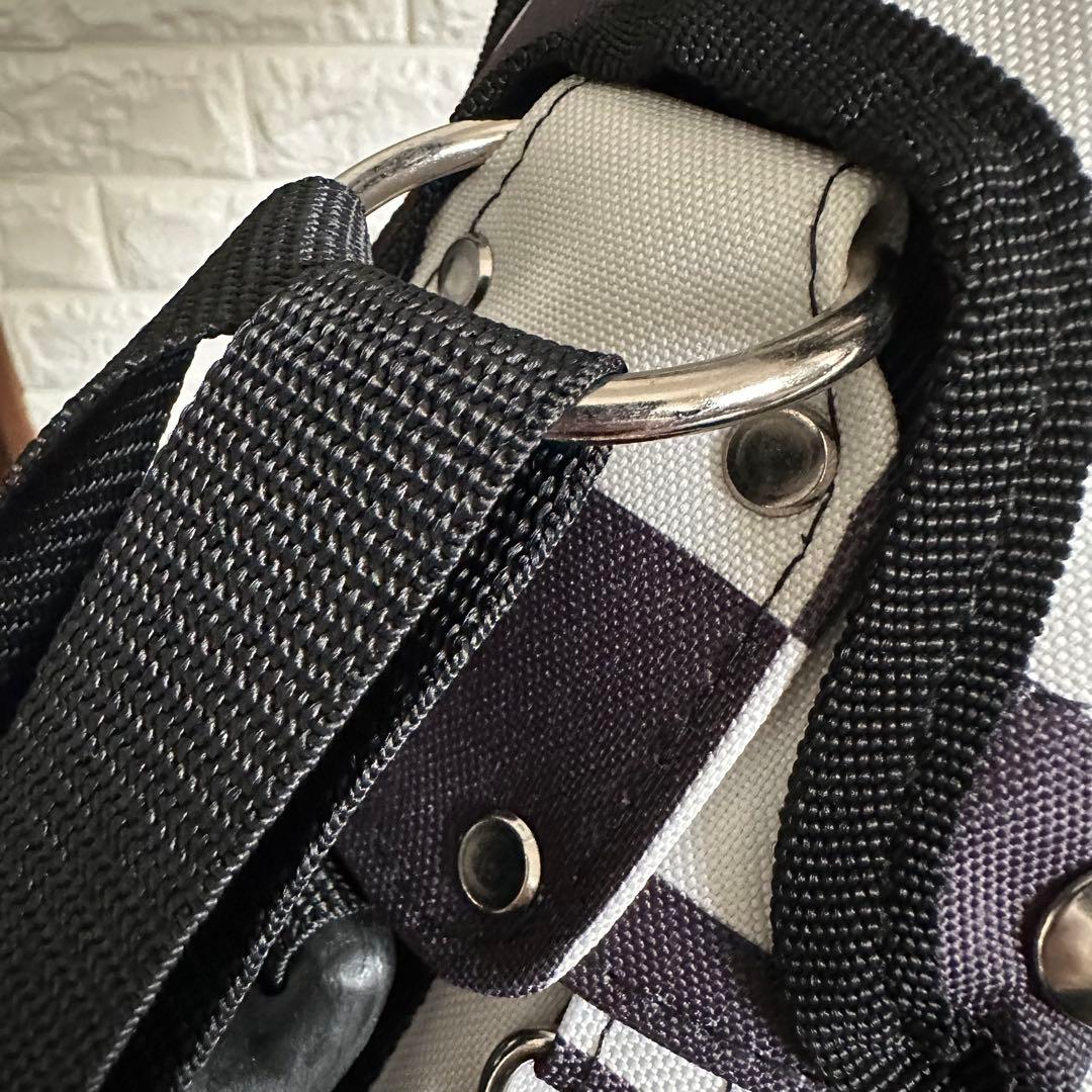 未使用 AZROF スタンド 6.5型 キャディバッグ チェッカーBK