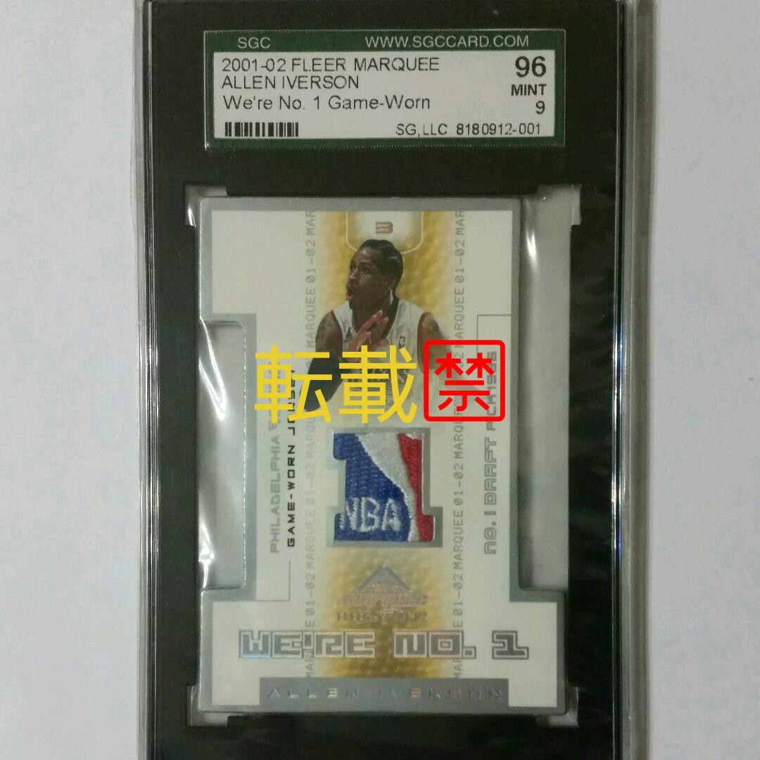 その他 Allen Iverson Jersey Card Logoman Patch