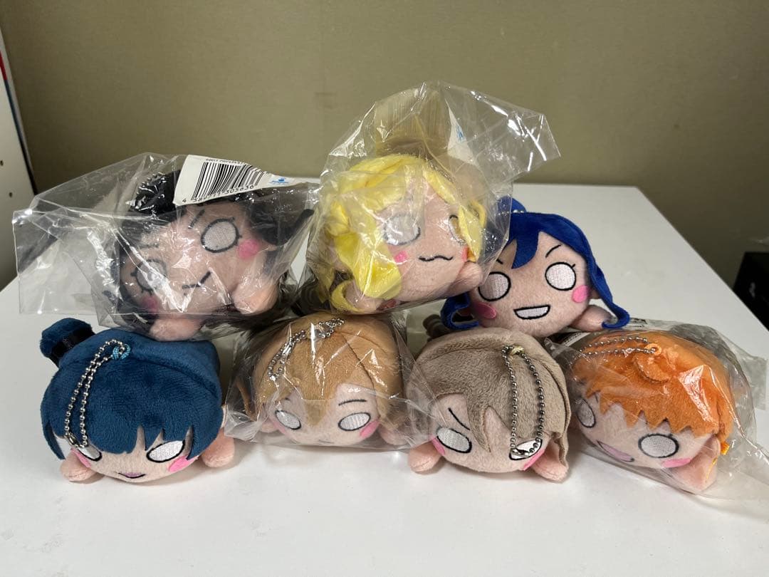 ラブライブサンシャイン 寝そべりぬいぐるみ セブンイレブン制服 7人