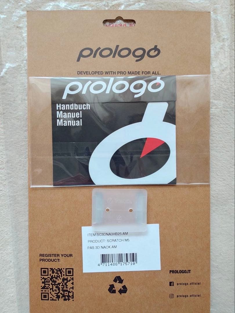 パーツ Prologo SCRATCH M5 PAS 3DMSS NACK HARD