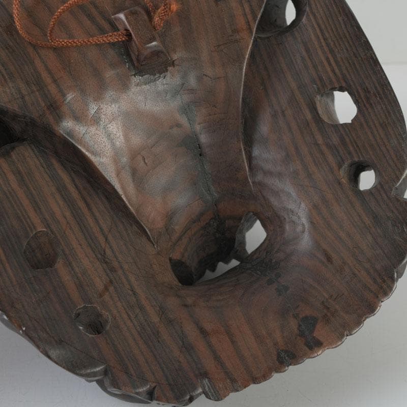 バリ島　インドネシア　木彫　ガルーダ　面　壁飾　C　8630