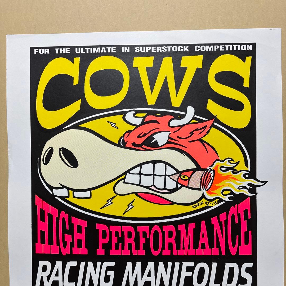 KOZIK COWS シルクスクリーンポスター