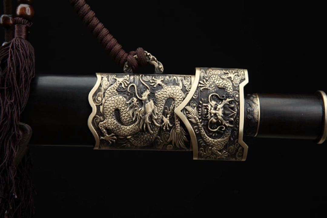 希少 最上級中華剣 漢龍越王剣 武具 舞踊刀 古兵器 漢剣