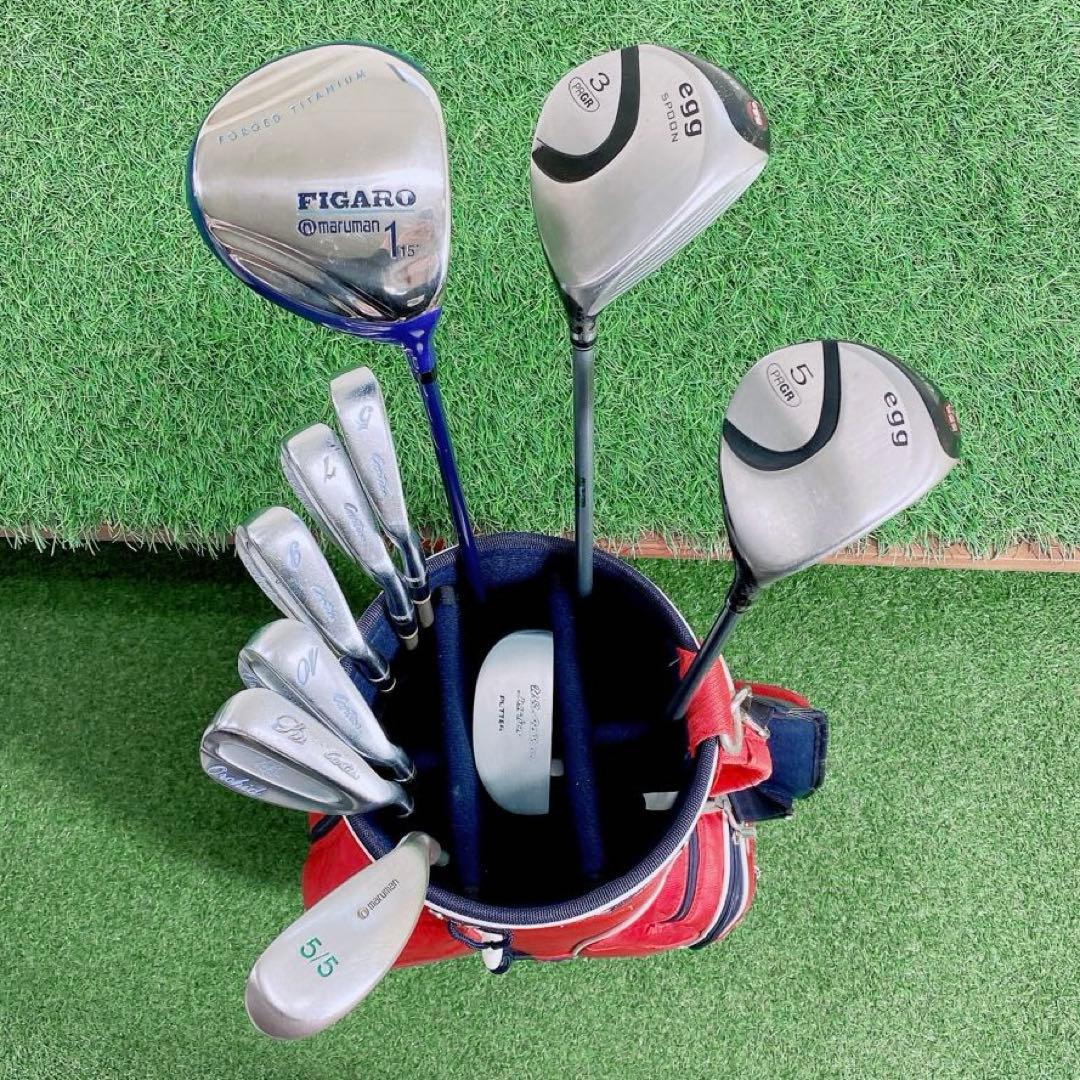 ゴルフクラブ　レディースセット　初心者　マルマン　フィガロ　やさしい　N2023
