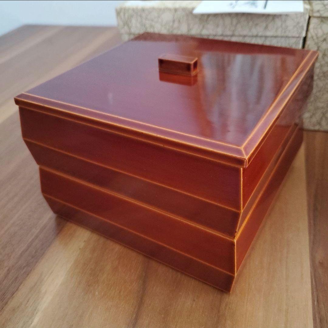 未使用★飛騨春慶塗 漆塗り 箱付き