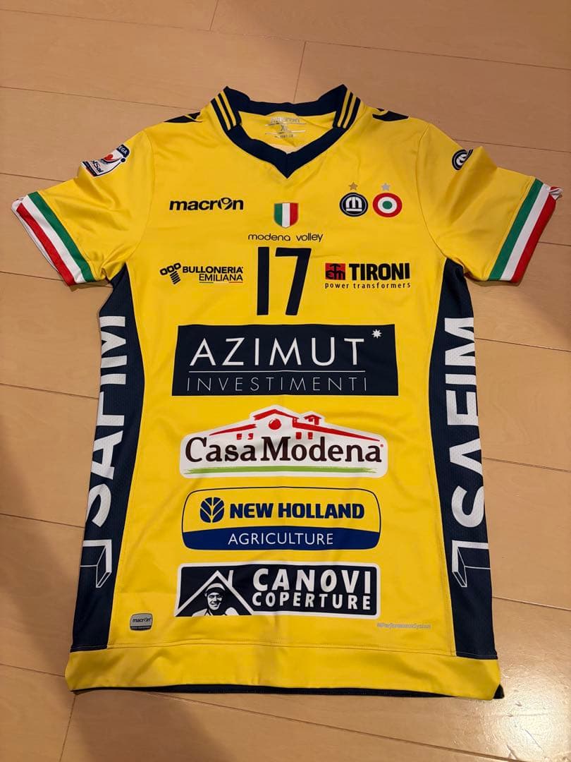 バレーボール元イタリア代表　ルカ・ベットーリ選手　サイン入りユニフォーム