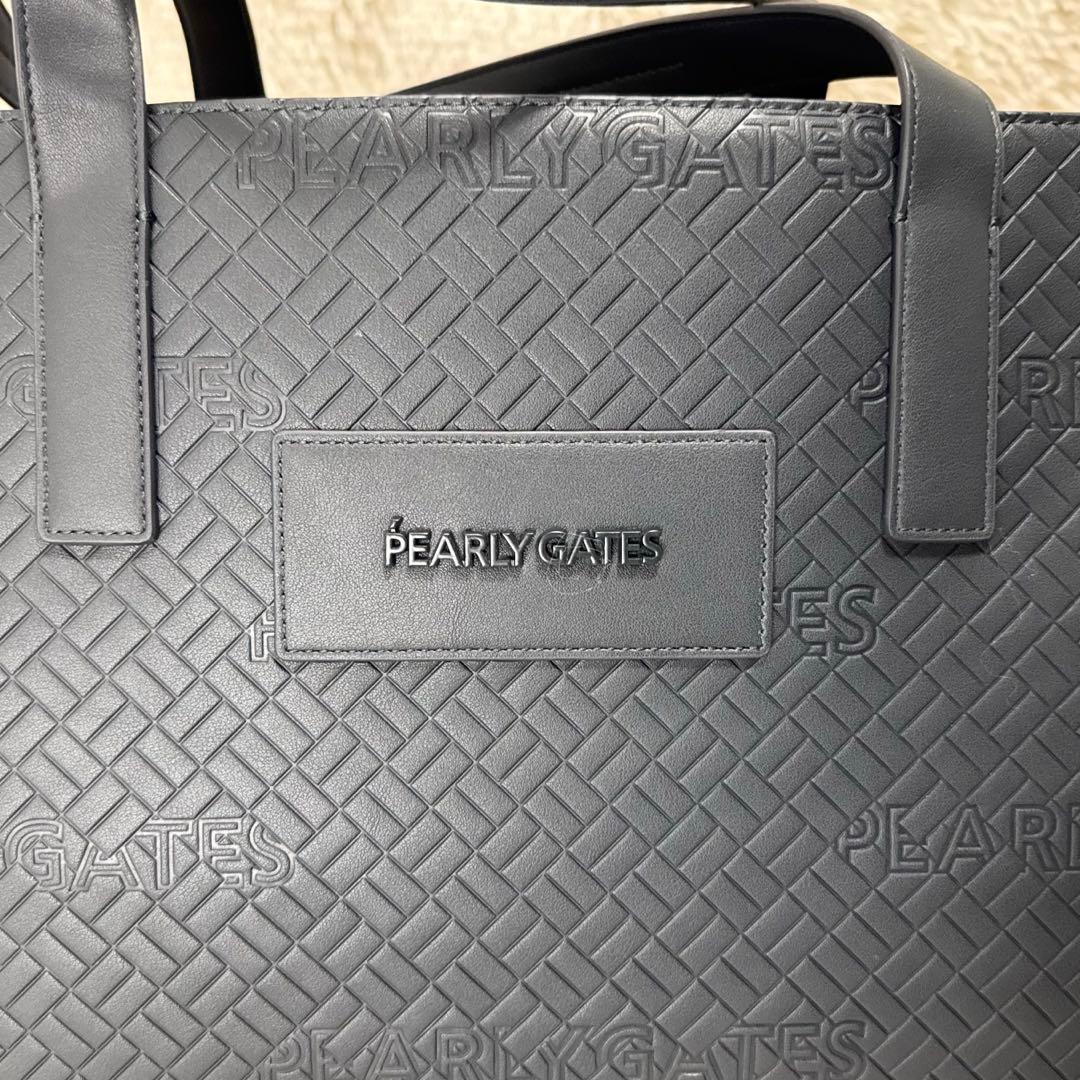 未使用級 パーリーゲイツ ロッカーバッグ トートバッグ ゴルフ ネイビー