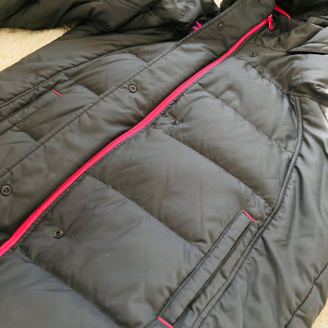 ミズノ　ベンチコート　ブラック　ロング　ダウン　レディース