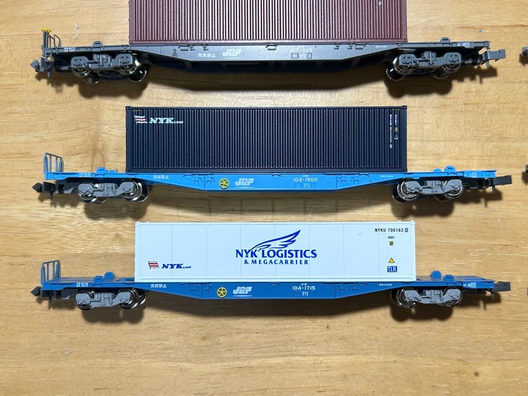 Nゲージ KATO TOMIX 朗堂 コキ 40ft 海上コンテナ 8両セット