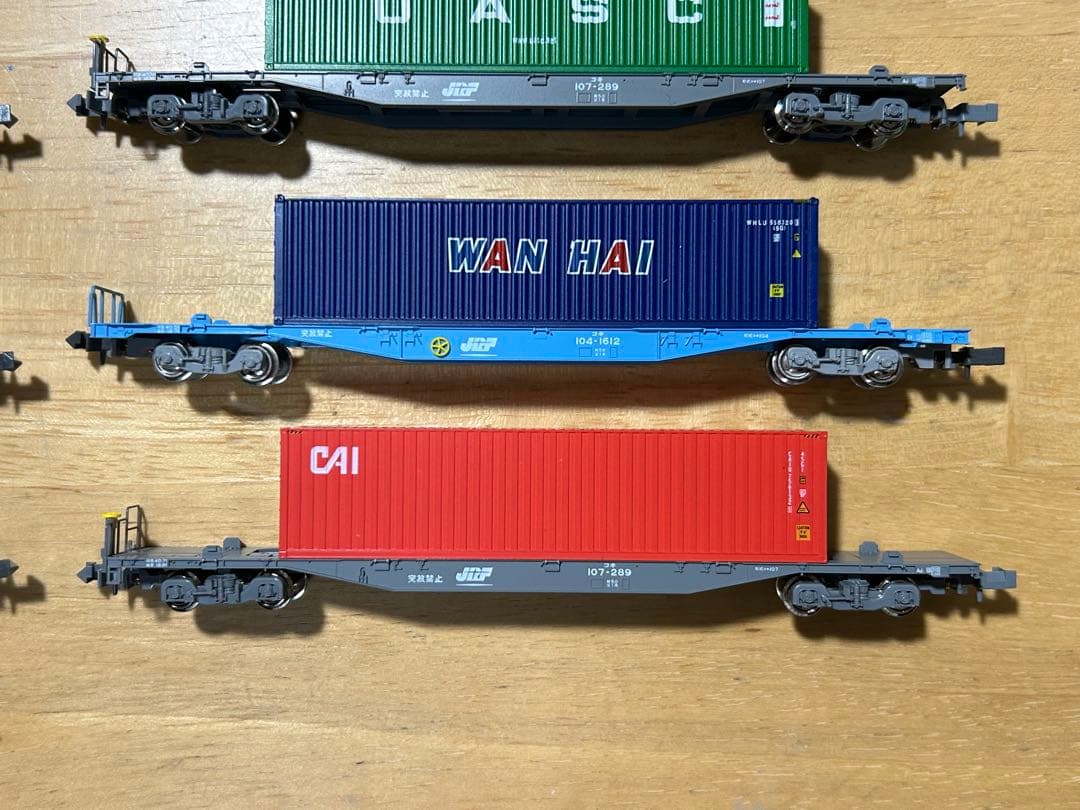Nゲージ KATO TOMIX 朗堂 コキ 40ft 海上コンテナ 8両セット