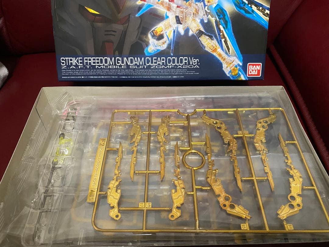 2点セット　RGストライクフリーダムガンダムクリアカラーVer.＋天空の翼