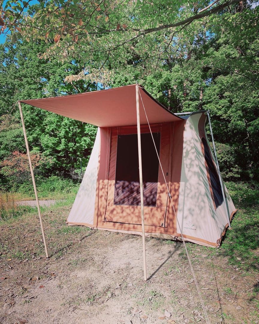 ホワイトダックプロタ4 スプリングバー式テント