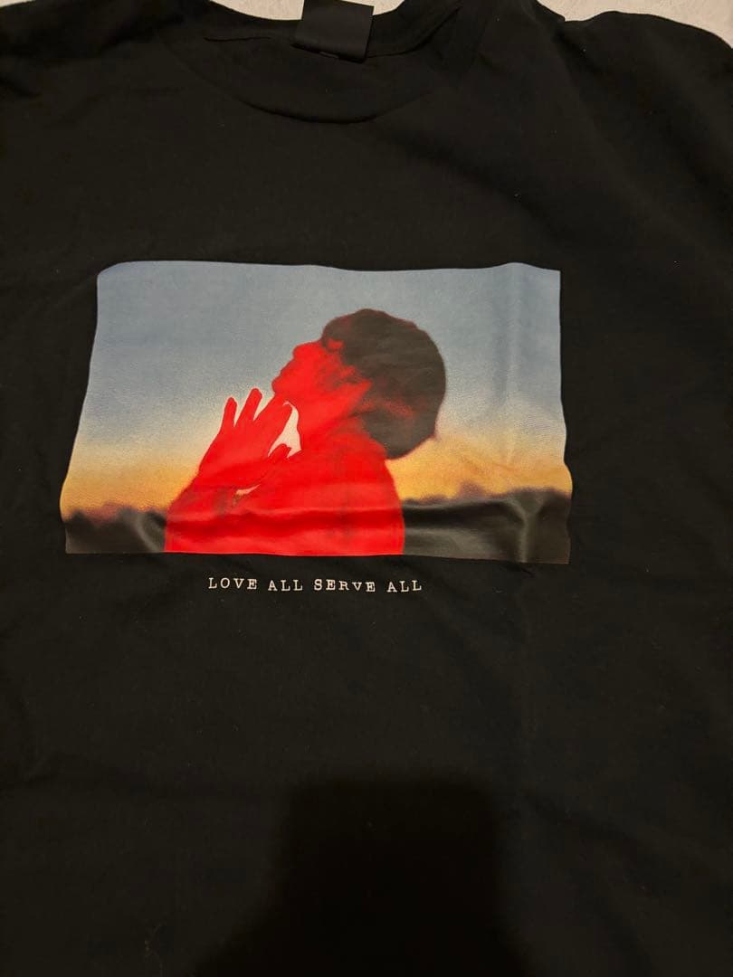 藤井風　LOVE ALL SERVE ALL Tシャツ ブラック XL