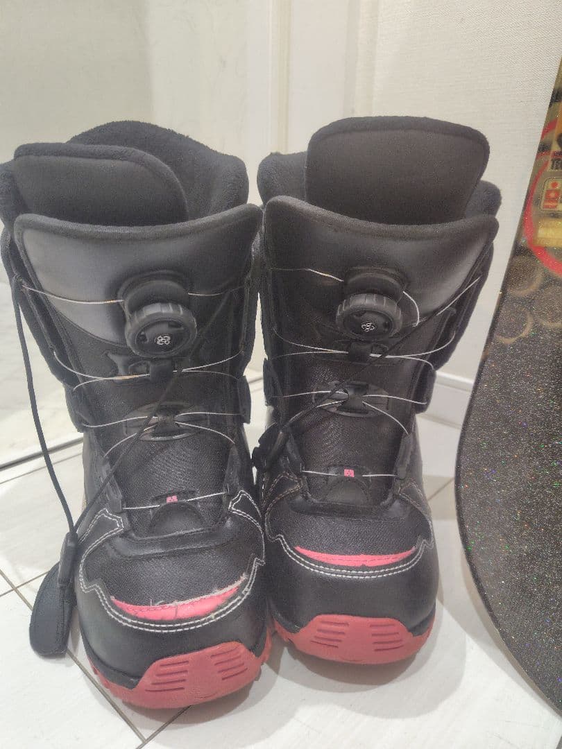 スノーボード3点セット SPOON板138cm　ブーツ23.5cm ビンディング