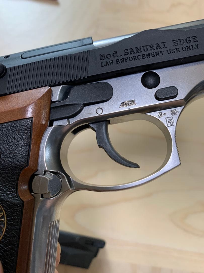 東京マルイサムライエッジスタンダードモデル　固定ポップ　ハーフシルバー