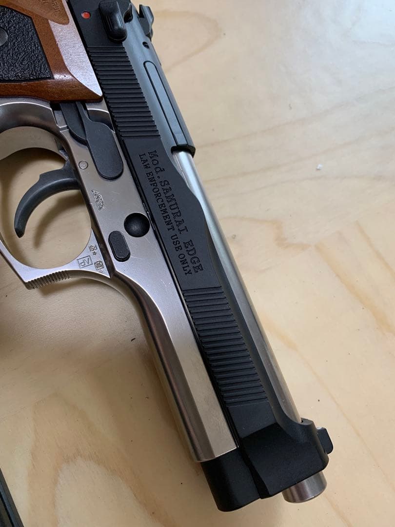 東京マルイサムライエッジスタンダードモデル　固定ポップ　ハーフシルバー