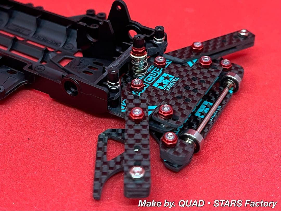 【ミニ四駆・VZ用】2軸ATピボット＋1軸リヤアンカー＋リヤスキッド　2022