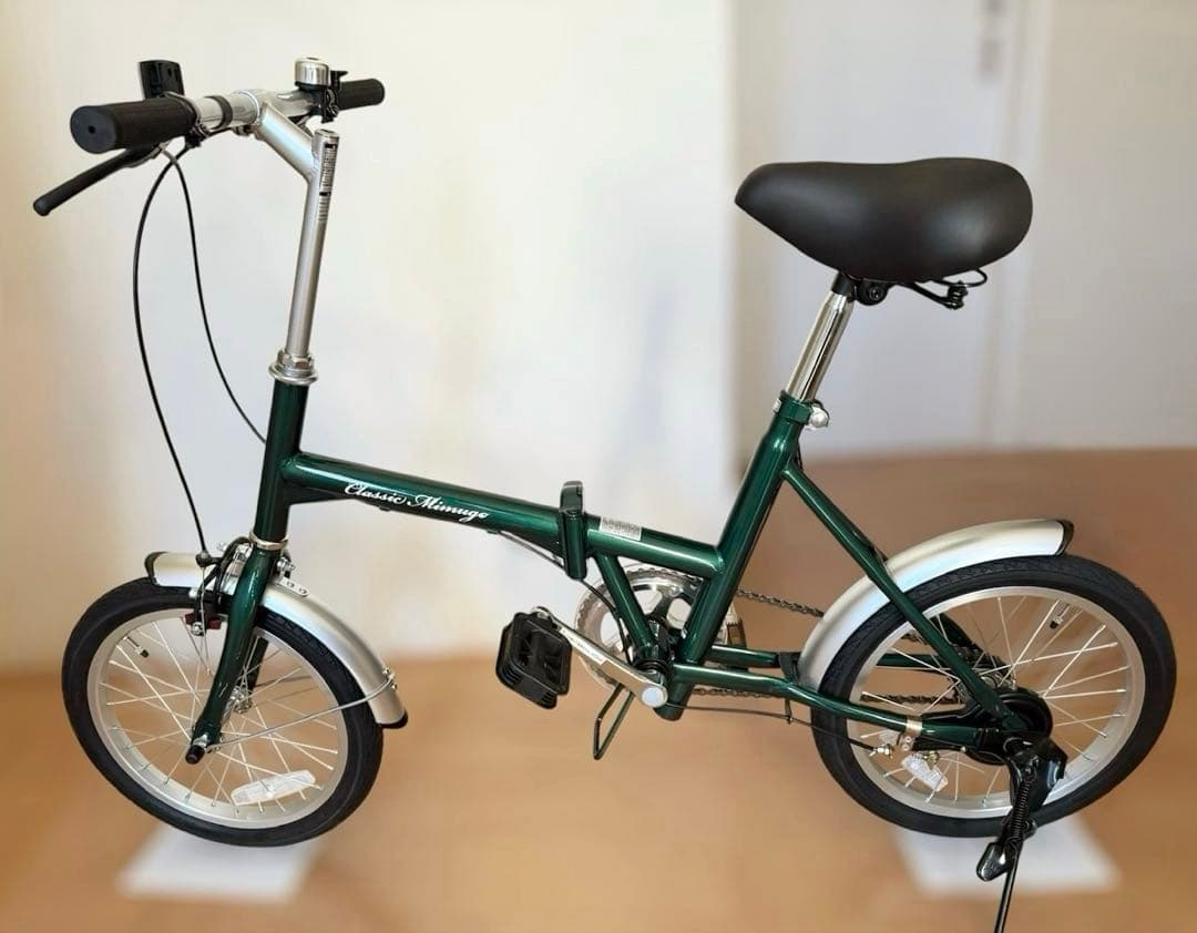 【送料込】ミムゴ・折りたたみ自転車 ・16インチ・未使用に近い