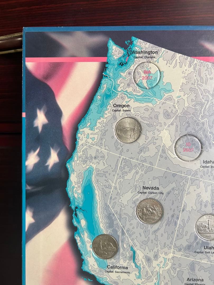 25セントクォーター50州記念アルバムコレクション