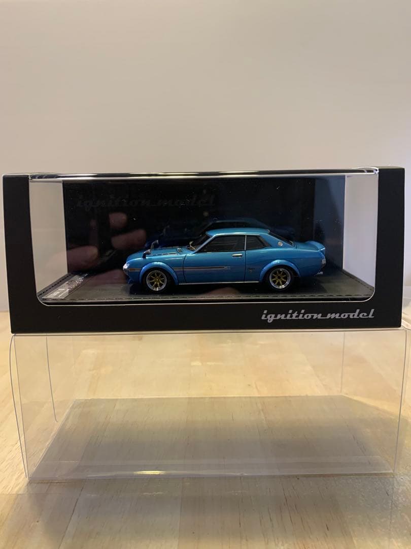 イグニッションモデル　1/43 セリカ 1600GTV TA22 ブルー