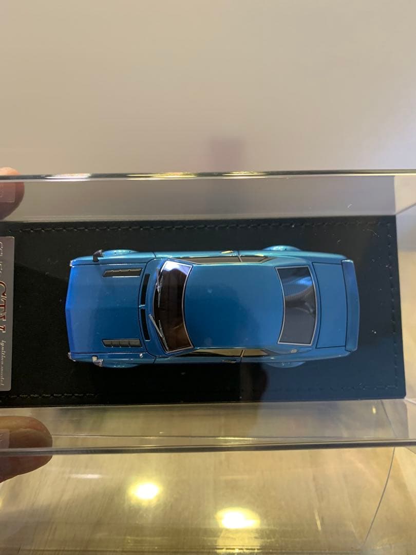 イグニッションモデル　1/43 セリカ 1600GTV TA22 ブルー