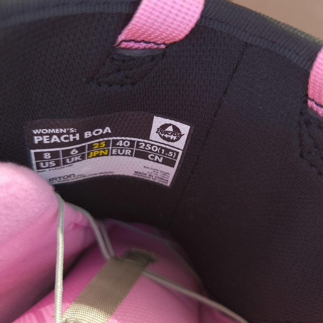 BURTON PEACH スノーボードブーツ 女性用 ブラック/ピンク