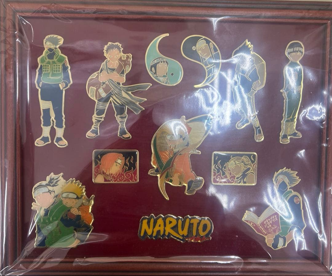 NARUTO 当選品 ナルト額付きピンズセット