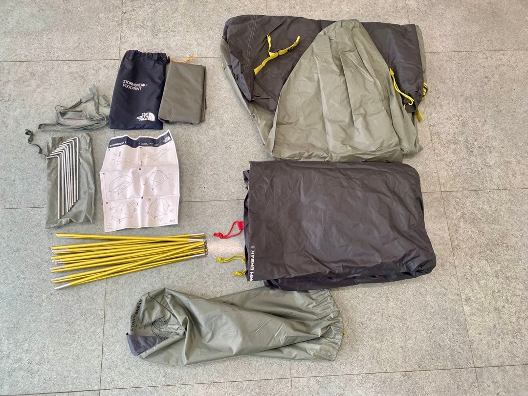 THE NORTH FACE STORMBREAK 1 FOOTPRINT付き