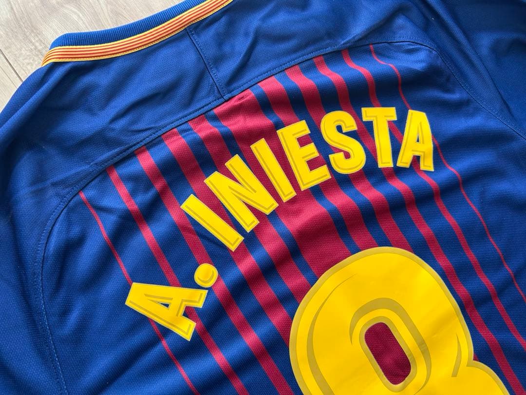 FC Barcelona 2017 Nike ナイキサッカーシャツ イニエスタ
