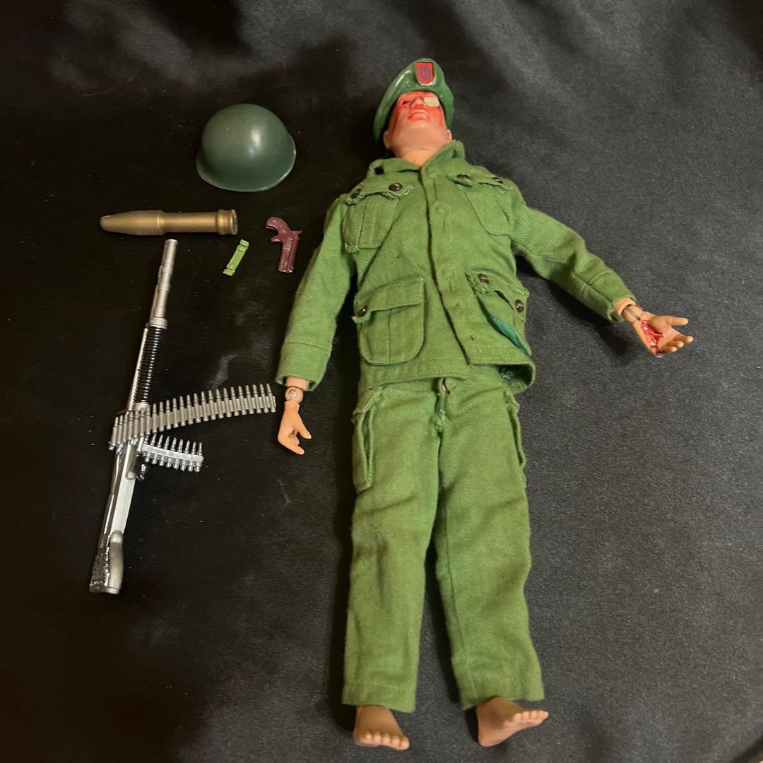GIジョー　フィギュア　昭和レトロ　当時物　グリーンベレー帽