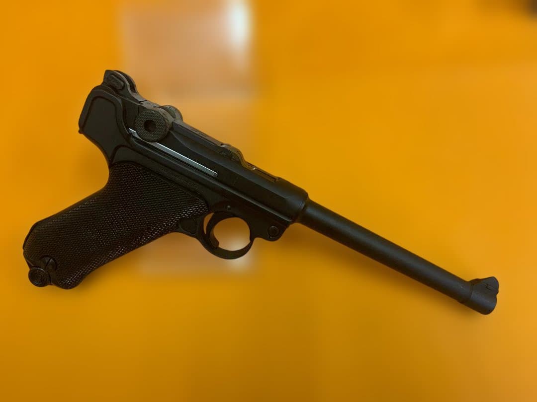 タナカ LUGER P08 ガスブローバック ヘビーウェイト　ホルスター付き