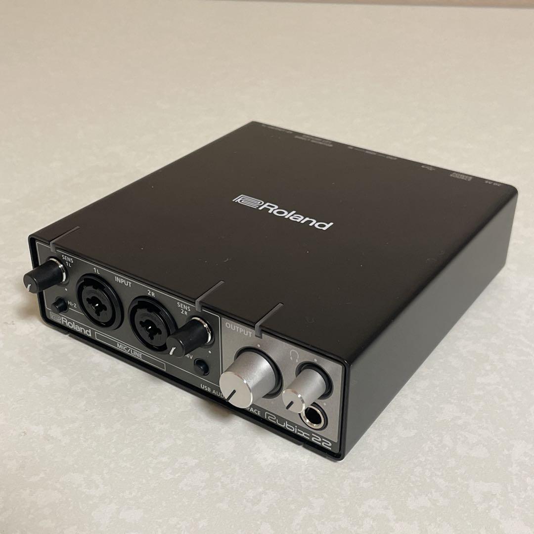 【ほぼ未使用】Roland Rubix22 オーディオインターフェイス 特典付